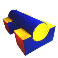 Мягкий модуль бревно 1000 мм на мягких опорах Dinamika ZSO-003270