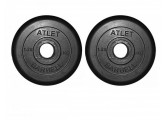 Диски обрезиненные d26 2x1,25кг MB Barbell Atlet MB-AtletB26-1,25 черный