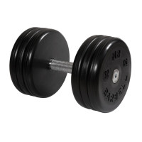 Гантель классик с вращающейся ручкой хром 32 кг MB Barbell MB-FdbEM-B32