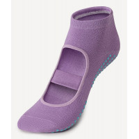 Носки для йоги Star Fit SW-220 фиолетовый пастель, 1 пара