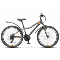 Велосипед 24" Stels Navigator 410 V V010 (рама 12) (21-ск) LU095419 Антрацитовый\Черный