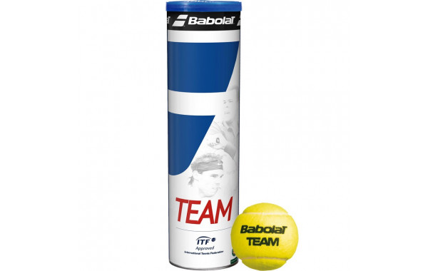 Мяч теннисный 4 шт. Babolat Team 4B 502035 600_380