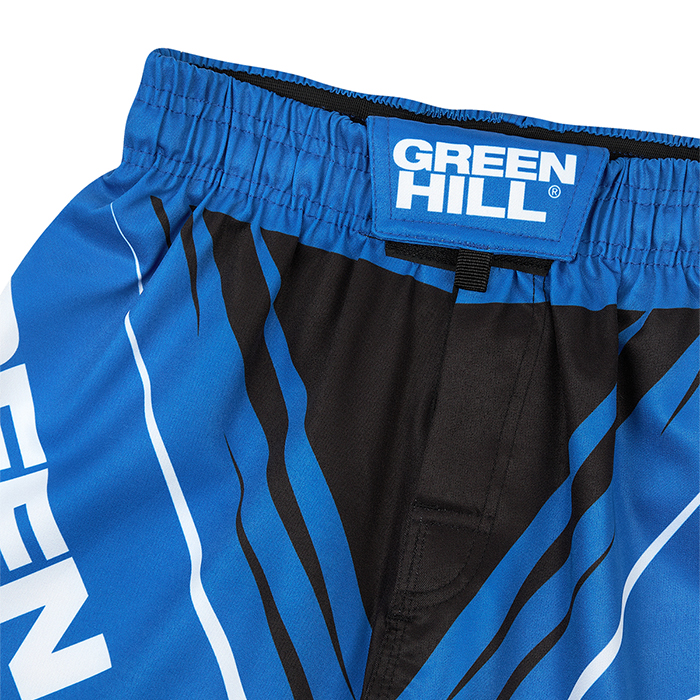 Шорты Green Hill MMA SHORT IMMAF approved MMI-4022, синие 700_700