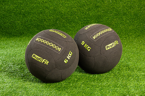 Медицинбол набивной кевларовый (Kevlar Wallball) Profi-Fit 6 кг 600_400