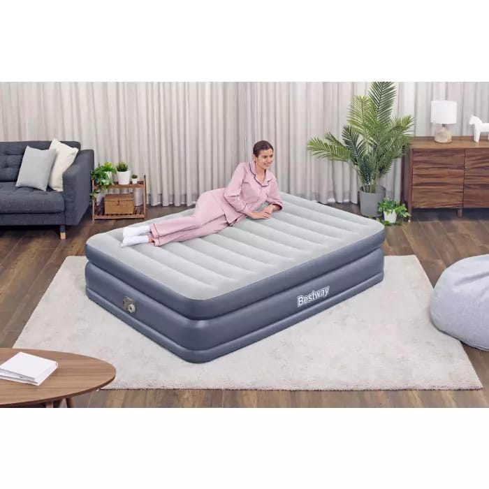 Надувная кровать 152х203х51см QuadComfort встр.нас. 220В Bestway 67925 700_700