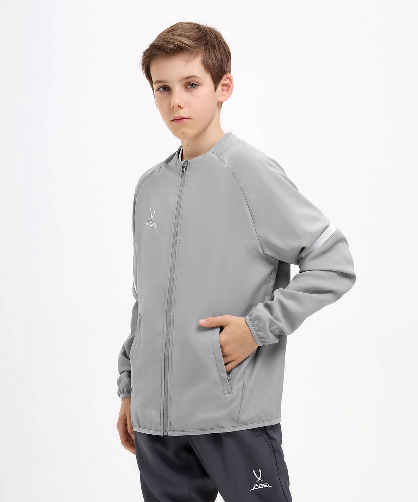 Куртка спортивная Jogel CAMP 2 Lined Jacket, серый 1663_2000