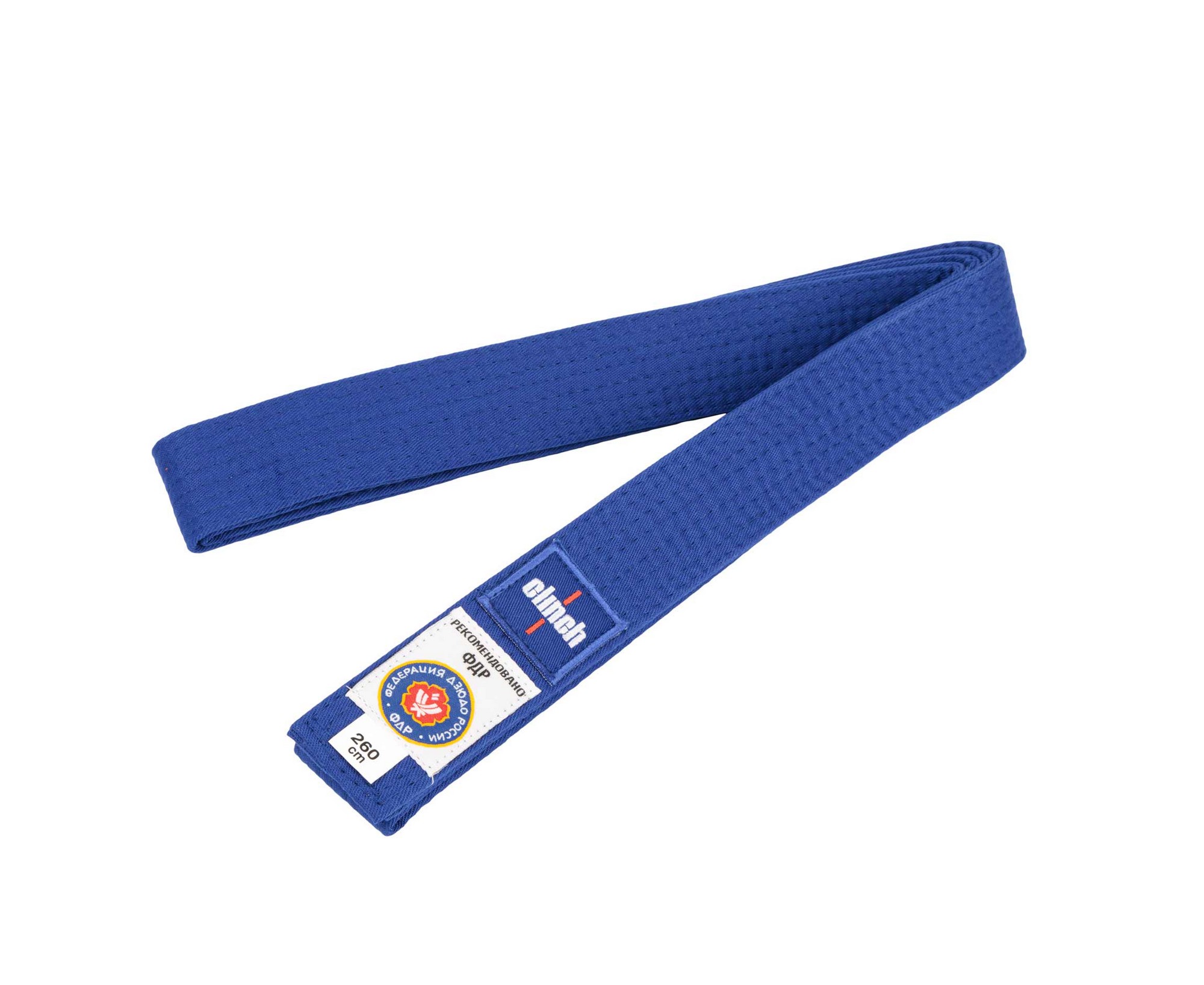 Пояс для дзюдо Clinch Judo Belt FDR C301 синий 2000_1636