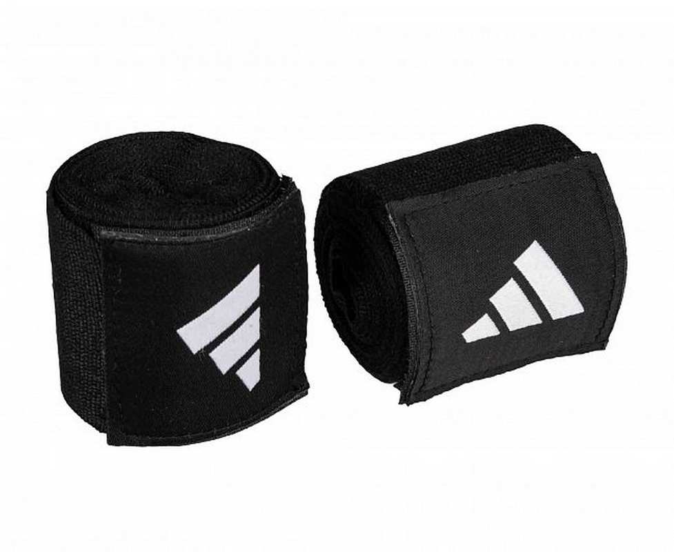 Бинты боксерские Boxing Pro Hand Wrap adiBP03S черный 977_800