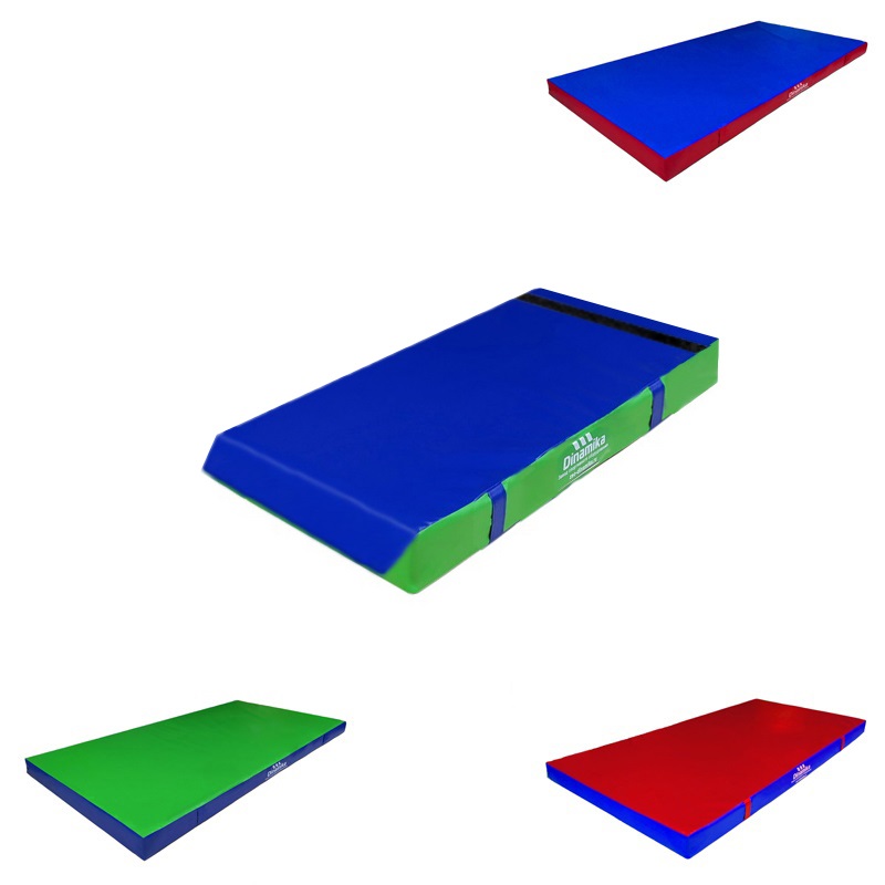 Мат гимнастический 100х50х5см винилискожа-велькро (холлослеп/холлофайбер) Dinamika ZSO-001331 800_800