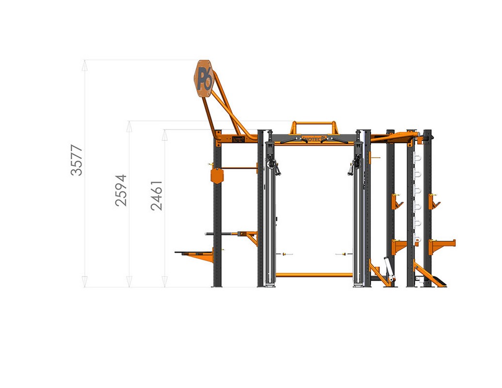 Профессиональный комплекс Inotec P6 TOP 1035_800