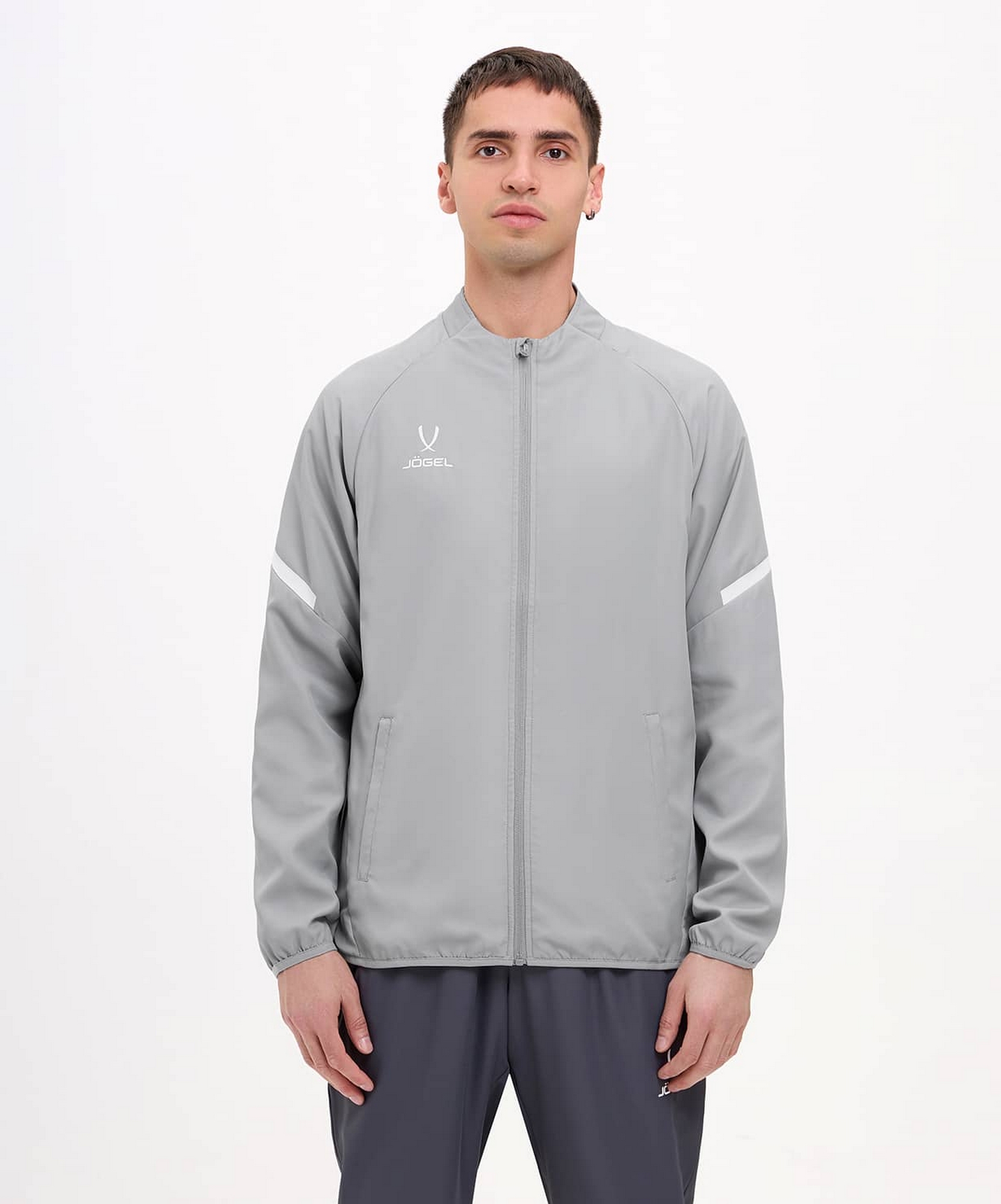 Куртка спортивная Jogel CAMP 2 Lined Jacket, серый 1663_2000