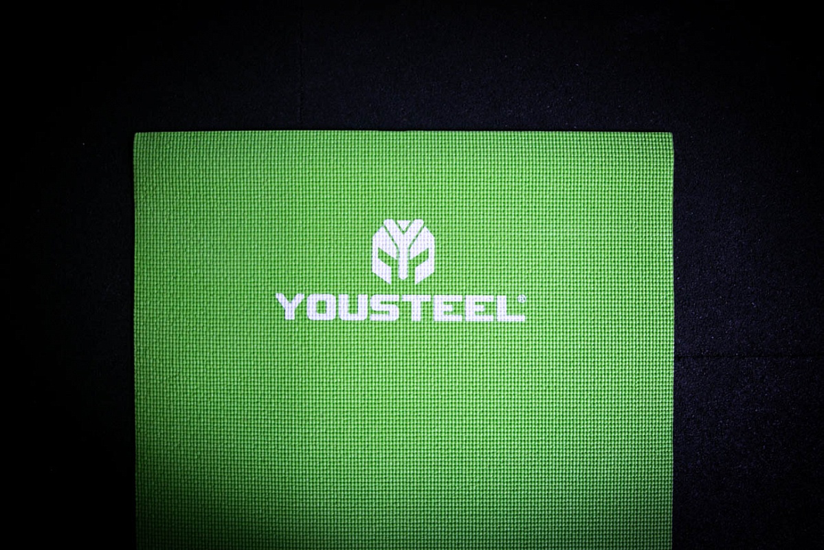 Коврик для йоги 173х61х0,6 см YouSteel Yoga Mat, PVC, зеленый 1199_800